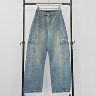 Atipashop - AMORA CARGO JEANS กางเกงยีนส์ขายาว ทรงบาร์เรีบล