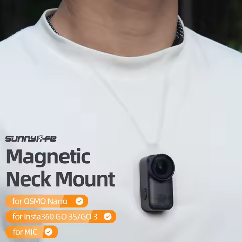 Magnetic Neck Mount Chest Body Camera Neck Lanyard POV Vlog Holder Accessories for DJI OSMO Nano/Ins