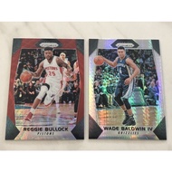 [LOT 2 MINT] REGGIE BULLOCK, WADE BALDWIN IV PRIZM RUBY WAVE HYPER SILVER NBA Cards Collections