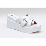 Fashion Shoes With Platform Heels White CZ COLLECTION 52-089