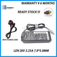 LENOVO 20V 3.25A 7.9*5.0MM THINKPAD T420 T420S T430 T430S T430U LAPTOP ADAPTER CHARGER