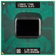 Intel CPU Core 2 Duo T7500 CPU 4M Socket 479 Cache/2.2GHz/800 /Dual Core แล็ปท็อปโปรเซสเซอร์