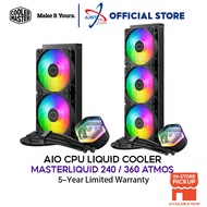 Cooler Master Masterliquid 240/360 Atmos/ML240R RGB Aio CPU Liquid Cooler