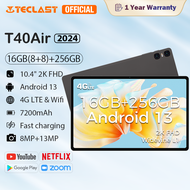 NEW 2024 แท็บเล็ต Teclast T40Air 16GB(8+8) RAM 256GB ROM tablet Android 13 แท็บเล็ตใส่ซิม Dual SIM 4G 10.4 นิ้ว 2K  แท็บเล็ตของแท้ รองรับภาษาไทย