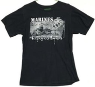 美國海軍陸戰隊 USMC EMPTY THE MAGAZINE 紀念T恤 SIZE：S