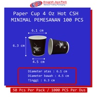 Paper Cup 4 Oz CSH / Hot Drink Paper Cup 4 Oz CSH Without Lid