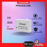 🔥READY STOCK🔥 Proocam Canon LP-E8 Compatible Battery for Canon 550D 600D 650D 700D EOS Rebel T3i Rec