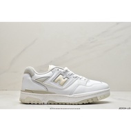 Ref8 New Balance bb550 men women leather white running shoes NB 550