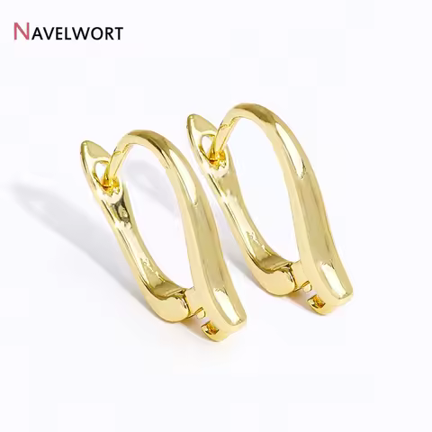 18K Gold Plated Brass Earring Clasps Earring Hooks Accessories,Earring Making Supplies,Earring Findi