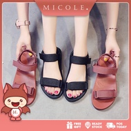 Ready Stock MICOLE S135 Taperia Sandal Shoe Women's Flat Shoes Kasut Murah Sandals Lady Perempuan Wa