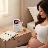 Portable Fetal Doppler Heartbeat Monitor for Pregnancy at Home Monitor Fetal Doppler Mudah Alih untu