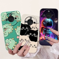 For Honor X9c Smart Cute Astronaut Cat Cartoon Phone Casing Honor X9c Smart 5G Lens Protective Soft 