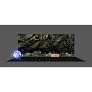 3d painting. stickers for aquariums, arowana fish tanks (back painting)