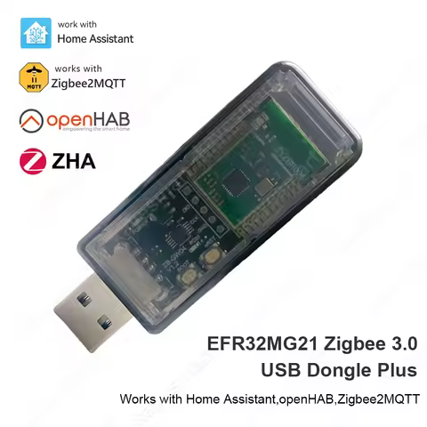 Zigbee 3.0 USB Dongle Based on Silicon Labs EFR32MG21 Universal Zigbee Gateway ZB-GW04 Adapter Suppo
