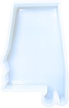 Alabama State Shaped Freshie Silicone Mold 4.25 x 2.75 x 0.8” inches Bama Gulf Shore Crimson Scented