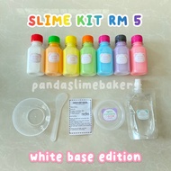 🐼MINI SLIME KIT COMEL MURAH MALAYSIA DIY SLIME MAKE YOUR OWN SLIME (WHITE BASE) SLIME TUTORIAL by pa