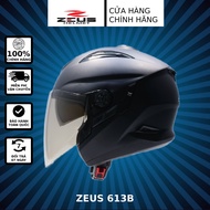 Mũ bảo hiểm ZEUS 613B - Màu Đen Nhám