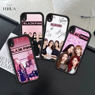 BLACKPINK White hp Clear Plating Casing for iphone XS 8 7 6 X XR Max Plus Soft Silicone Shell Soft C