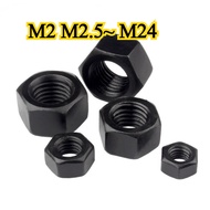 Grade 12.9 Hexagon Nut /Hex Nuts M2 M2.5M3 M4 M5 M6 M8 M10 M12~ M24 【DGhongyu1】