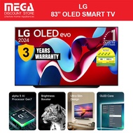 LG OLED83C4PSA 83" OLED EVO 4K C4 SMART TV | Free Wallmount
