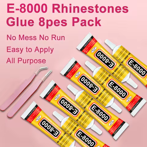 E-8000 15ML Transparent Phone Screen Repair Glue E8000 Universal Glass Plastic DIY Adhesive With Pre