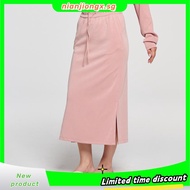 Eyouth 1960 Women Casual Drawstring Midi Skirt Pants
