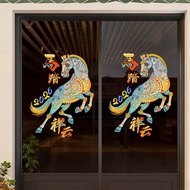 Window Sticker New Year Static Sticker2026Shop Mall Window Stickers Spring Festival New Year Sticker