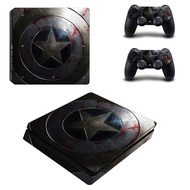 Captain America PS4 Slim Skin Sticker for Playstation 4 Console and Controller PS4 Slim Skin Sticker