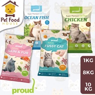 Proud Cat Food Super Premium (Fussy Cat/ Skin & Fur)(1kg/ 10kg)