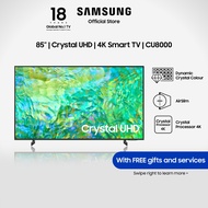 Samsung 85” UHD 4K CU8000 Crystal UHD 4K Smart TV (2023) 4 Ticks