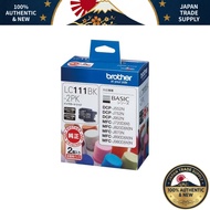 LC111BK-2PK Black 4-Pack (2 cartridges per box, 2 boxes) Brother Genuine Ink 111