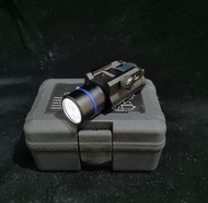 Đèn Tay Chiến Thuật Kim Loại Đa Cấp Glock P320 Laser Chống Thổi TP9 Đèn Pin LED Chống Nước 3h Chiếu 