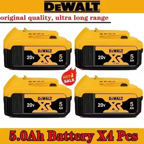 Original DEWALT battery 20V 5AH/6AH rechargeable lithium-ion battery DCB115 DCB118 Dewalt tool batte