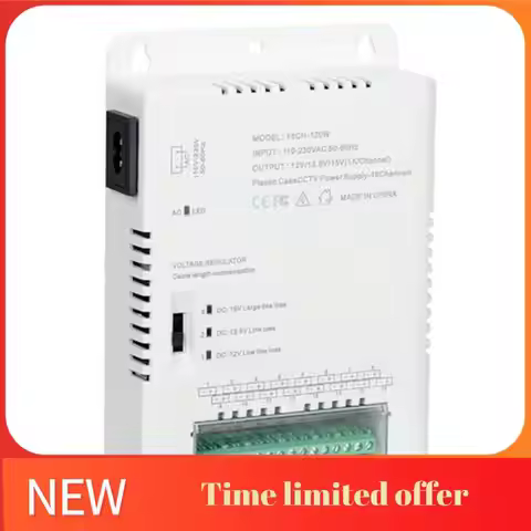 A42T-CCTV Camera Power Supply Distribution Power Supply 90V-264VAC Input To 12V-13.8-15VDC Output