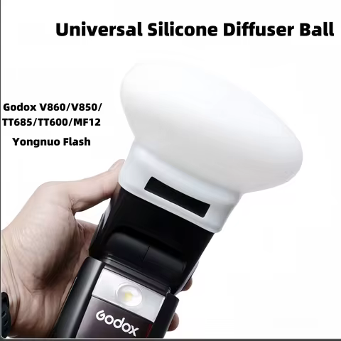 For Godox V860 V850 TT685 TT600 MF12 Yongnuo Universal Silicone Softbox Diffuser Ball for Flash