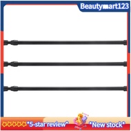 【BM】3PCS Spring Curtain Rods 16 to 28 Inch Tension Rod Spring Curtain Rod Adjustable Curtain Rod Expandable Curtain Rod