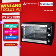 Hanabishi by Winland Convection Electric Oven 23L with Rotisserie Roast Defrost Broil HEO-23R