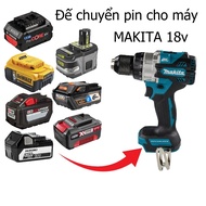 ( MTools ) Battery adapter for MAKITA universal 14 18v (machine and battery not included)