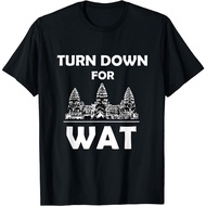 Newest Turn Down For Wat Cambodian Khmer Pride Cambodia T-Shirt