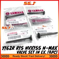 YAMAHA Y16 Y16ZR R15 V3 MT15 NMAX NVX155 VALVE SET IN EX VALVE INTAKE VALVE EXHAUST X4