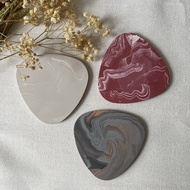 Triangle Coaster / Hand Made Jesmonite Coaster / Personalised Custom Coaster