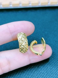 10k gold earrings auto clip (0141)