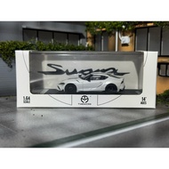 Time Micro Toyota A90 Supra White Non Figure Acrylic Box/ Body Only/ Unsealed/
