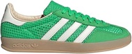 adidas Men's Enegrn/Owhite/Magbei Gazelle Indoor Energy greenOff White/Magic Beige 5.5 US