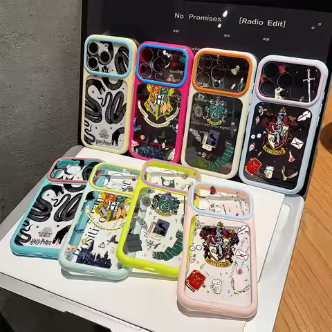 Transparent H-Harry P-Potter Shockproof Ultra Slim Candy Color Clear Phone Case for iPhone 17 Pro Ma