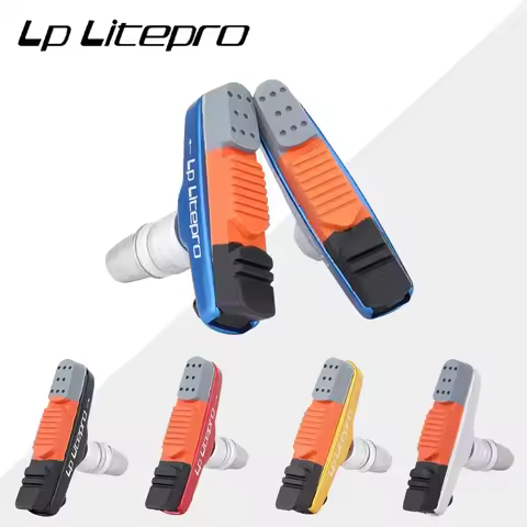 LP Litepro Folding Bicycle Brake Pads For DAHON 412/P8 Wear-resistant Rubber BMX 451 20 inch Bike V 