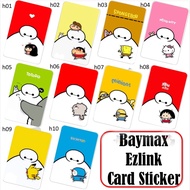 Baymax &amp; Friends Ezlink Card Sticker