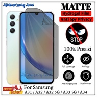 Anti-Scratch Hydrogel Spy Privacy Samsung A31 / A32 / A32 5G / A33 5G / A34 Screen Protector