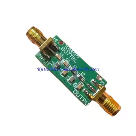 96GD Low Loss 10M 10MHz 88MHz-108MHz Band Pass Filter Radio Frequency Module Testing