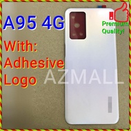 (Glowing Rainbow Silver) NEW ORI 100% Fit Back Battery Cover Housing Part for Oppo A95 4G / CHP2365 